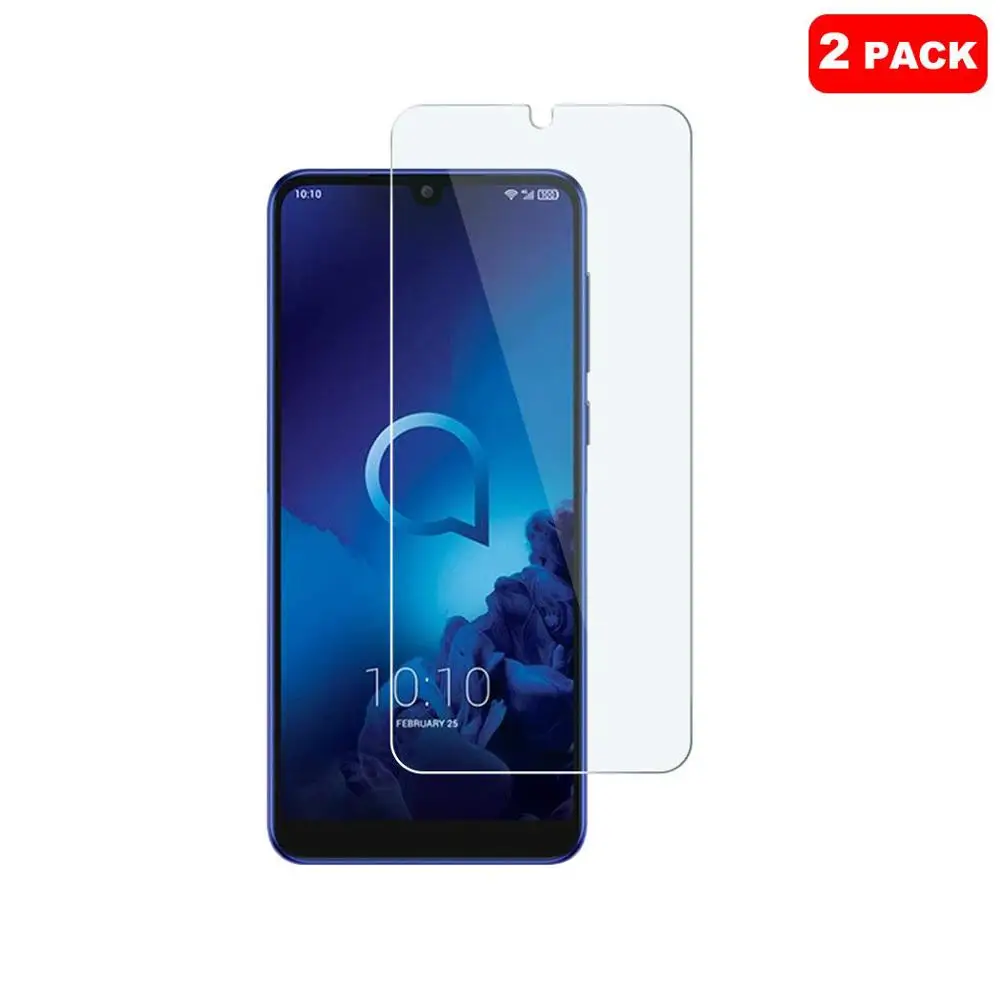 

2PCS/lot 2.5D 9H Glass Alcatel 3 2019 Case Tempered Glass Protective Film for Alcatel 3 2019 3L 2019 5.94inch