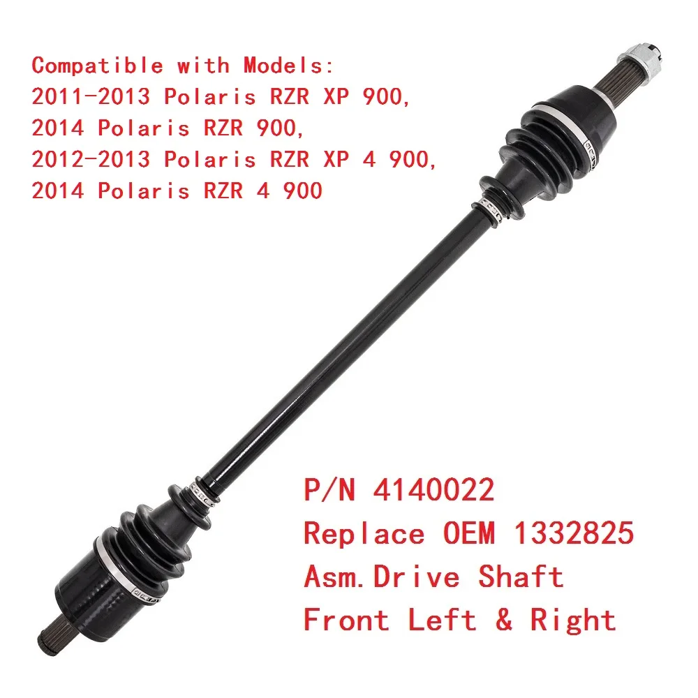 Front Left Right CV Axle Driveshaft Fit Polaris RZR XP 900 2011-2013