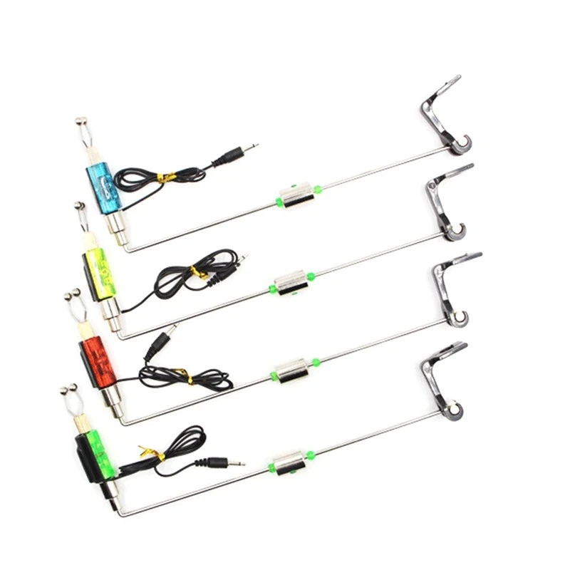 

Fishing Alarm Iron Fishing Bite Hanger Swinger LED Illuminated Indicator Fishing Tackle Tools