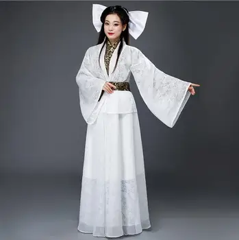 

Cosplay White lady legend Baifuzhen the same ancient costume Film TV ancient costume troupe performing photo studio realistic