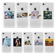 Чехол для телефона Van gogh michelangelo artsy с эстетической художественной росписью из мягкого силикона для iPhone 5S, SE 6 6s 7 8 Plus X XR XS MAX