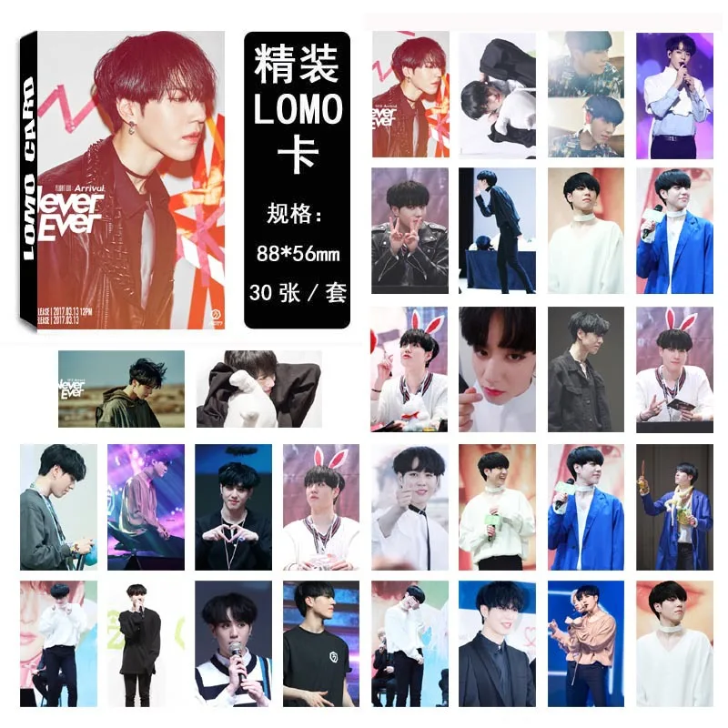 30pcs/set K-pop GOT7 photocard YuGyeom Single 03 Fashion high quality Album Photo card stationery set Promotion | Канцтовары для