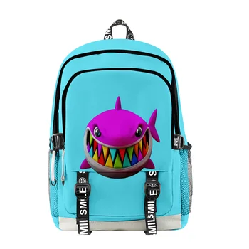 

Hip Hop Style 6ix9ine Backpack Unisex 3D Knapsack Rainbow Shark GOOBA Backpack Harajuku Tekashi69 Backpacks Children School Bag
