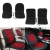 2PCS 12V Universal Fast Thicken Heated Car Seat Cushion Cover Electric Heater Winter Warmer Heating Pad ► Photo 2/6