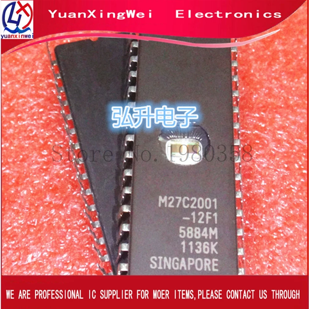 ; набор из 10 шт. M27C2001 M27C2001-12F1 IC EPROM 2 Мбит 120NS 32 Крис