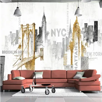 

Dropship Colomac White And Black Wallpaper Retro Cement Hand Painted Abstract Building Vintage Wallpaper Mural 3d Papel Tapiz