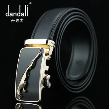 

Top quality classical style fashion men black color genuine leather men belts Automatic Buckle Designer men belt 200808-22