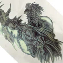 Уникальный 1 шт Дракон водонепроницаемый съемный рука ноги тела татуировки Временные художественные наклейки для мужчин женщин