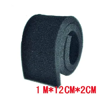 

50*10*2cm Practical Biochemical Cotton Sponge Aquarium Filter Fish Tank Pond Black Foam Sponge Tank Filter accessories