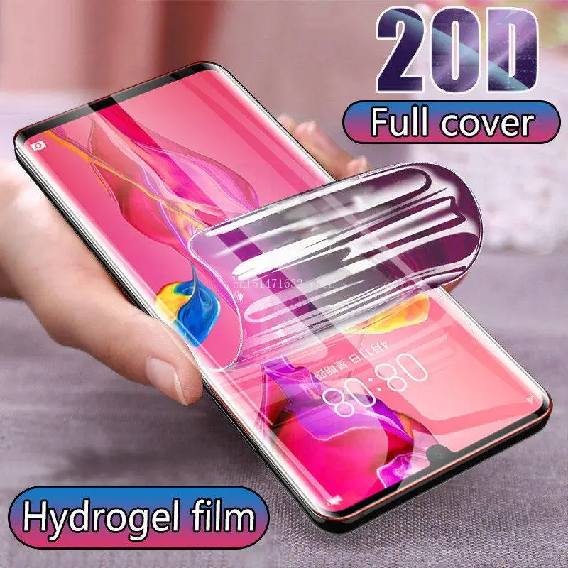 Гидрогелевая пленка 20D с полным покрытием для Huawei P30 Pro Защитная экрана p20 p30 P10 mate 20