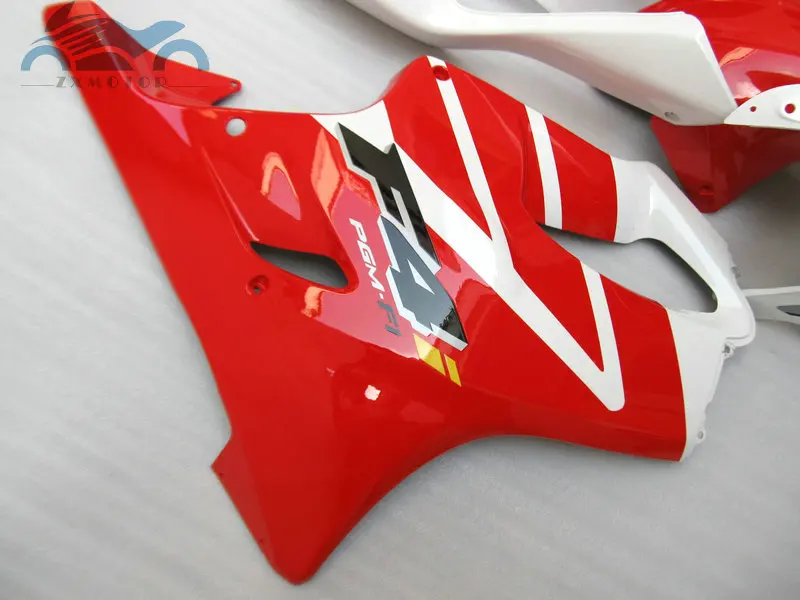 ABS пластик инжекторный комплект Подходит для Honda CBR 600F4i 2001 2002 2003 CBR600F4i 01 02 03 белые, красные Обтекатели комплекты деталей HT17