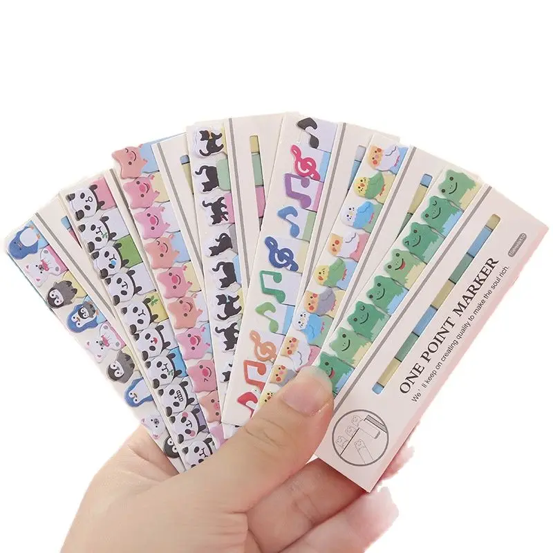 Color Memo Pad Sticky Note Cute Page Flags Index Tabs School Office Stationery Supplies For Kids Adhesive Notes 떡메모지