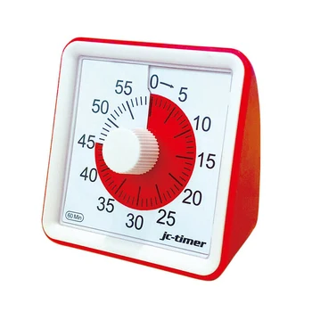 

60 Minutes Visual Analog Kitchen Cooking Student Classroom Countdown Home Adults Silent Management Adjustable Tools Timer
