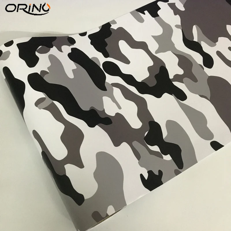 Black White Grey Vinyl Sticker Wrap-2