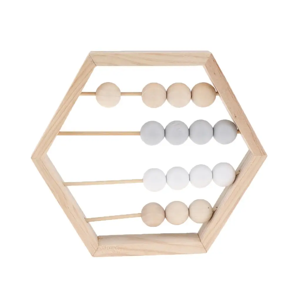 Обучающая игрушка Монтессори деревянные шарики из Abacus bead рождественский подарок
