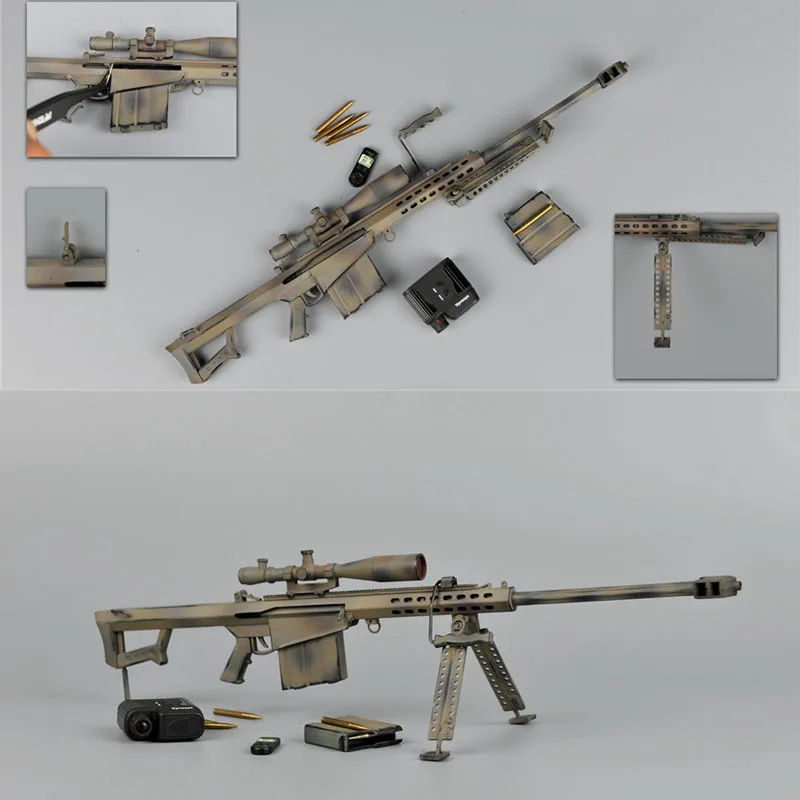 ZYTOYS ZY8015 масштаб 1/6 оружие M82A1 песок цвет снайпера ПВХ материал не может быть