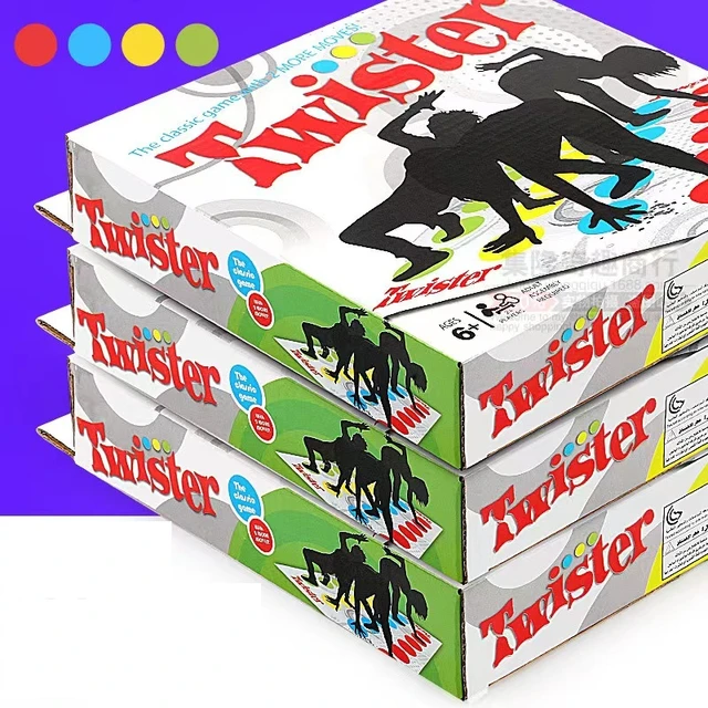 Hasbro Twister Party Classic Board Game for 2 or More Players,Indoor and  Outdoor Game for Kids 6 and Up,Packaging May Vary