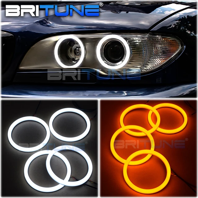 CCFL Angel eyes. Yellow color For BMW E46 Coupe/ Cabrio 1999-2003 in Angel  Eyes - buy best tuning parts in  store