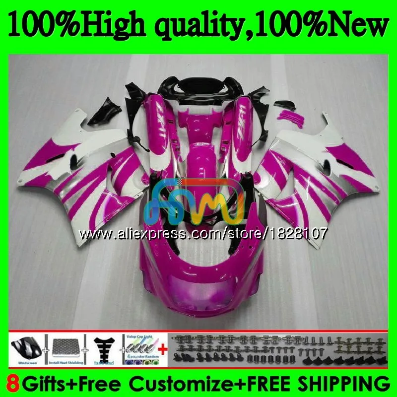 ZX-11 для KAWASAKI ZX11 ZX-11R ZZR 1100 ZX 11R 8BS. 68 ZZR1100 ZX11R 93 94 95 розовый 96 97 1993 1994 1995 1996 1997 обтекатель - Цвет: No. 1