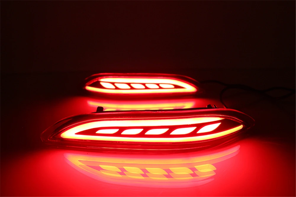 Автомобильная проблесковая 2 шт. светодиодный задний бампер светильник s