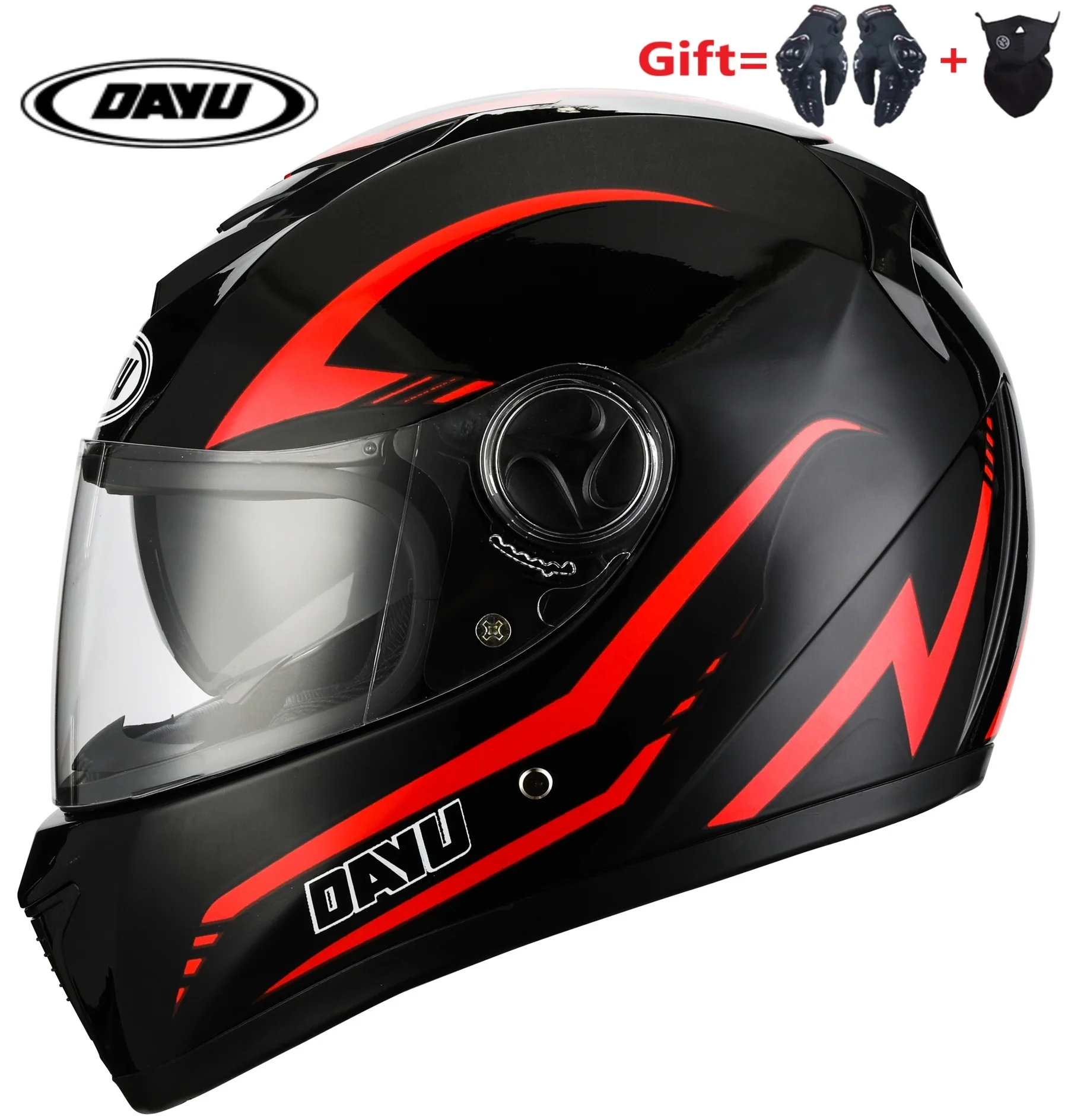 2021 Dot Certified 2 Gifts Off Road Full Face Motorcycle Helmet Dual Lens Double Visors Dirt Bike For Moto Sport For Man Women - Helmets