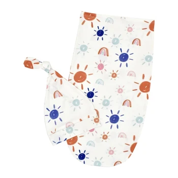 

Toddlers Baby Swaddle Blanket Set Gift Printed For Newborn Unisex Accessories Sleep Sack Bedding Home Photography Prop With Cap