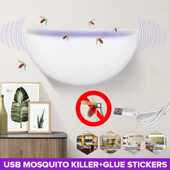 

Electric Mosquito Repellent Pest Killer LED Ultraviolet Light Photocatalyst Trap Lamp Silent Killing Pest Repellents