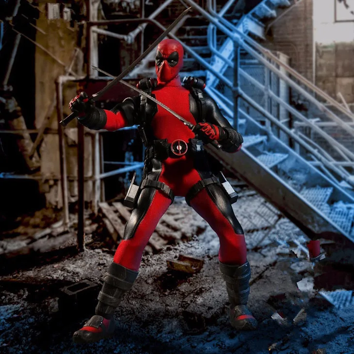 

X-Men Deadpool Anti-Hero 6-Inch Commoner Deadpool Blue/Red Mobile Garage Kit