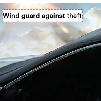 

210 * 125cm Sun Visor External Protective Cover Front And Rear Windshield Cover Block Cover Snow Ice Sun Visor