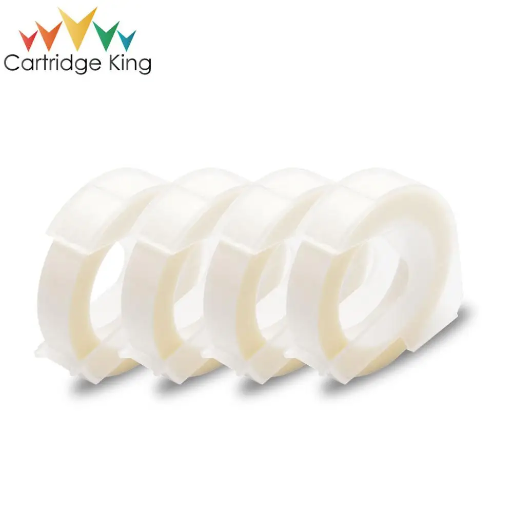 4pcs 9mm for dymo 3D Plastic Embossing Tape MoTex E101 Printer embossing manual Manual Typewriter lettering machine | Компьютеры и