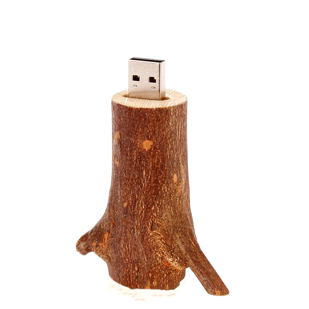 Натуральное дерево Филиал usb memory stick 128 gb USB flash drive флешки 2,0 4 GB 8 GB Флеш накопитель 16 ГБ, 32 ГБ, 64 ГБ елка подарок - Цвет: 2