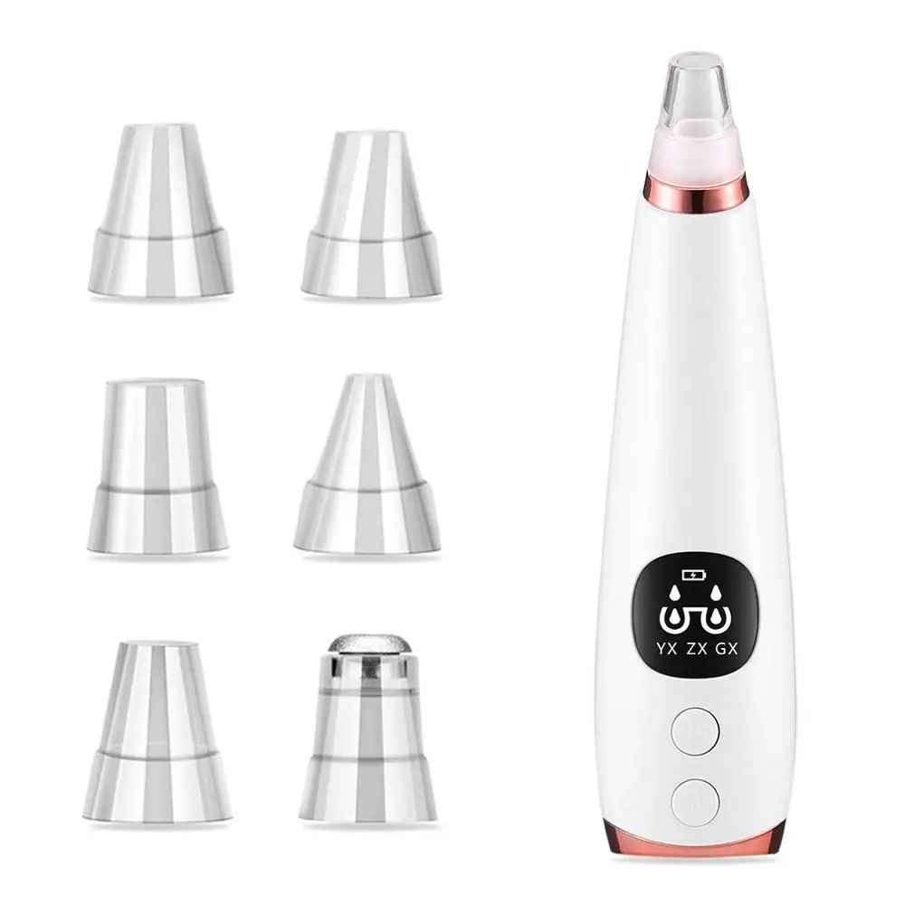 

Vacuum Suction Blackhead Remover Facial Cleansing Vacuum Pore Cleaner Spot Pimple Acne Removal Nose Face Skin Care Tool