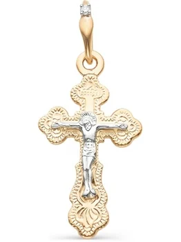 

Alcor cross with red gold diamond
