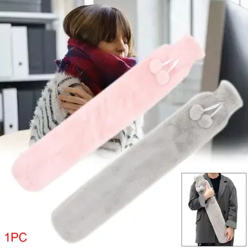 

Extra Long Warm Winter Reusable Cute Home Hand Sleep Foot Gift Leak-proof U Shape Hot Water Bottle With Cover Soft