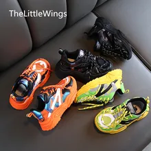 Детская обувь, осень, новая Корейская версия, для девочек, для отдыха, мягкая подошва, нескользящая спортивная обувь для мальчиков, школьная обувь для детей 4-15 лет
