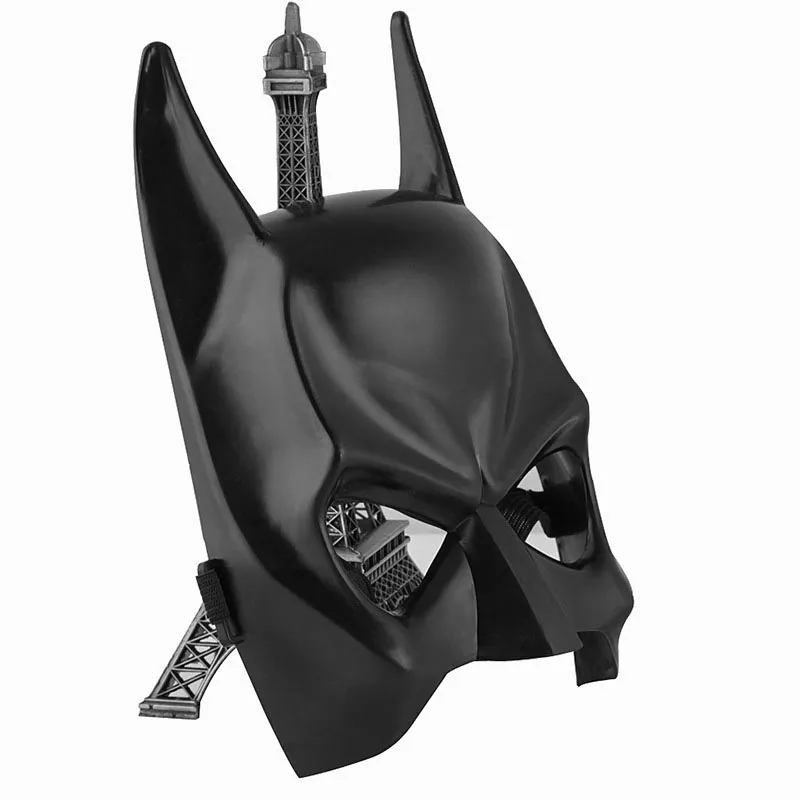 

Halloween Half Face Batman Mask Black Masquerade Dressing Party Masks Cosplay Mask Costume Party Role Play Festival Supplies