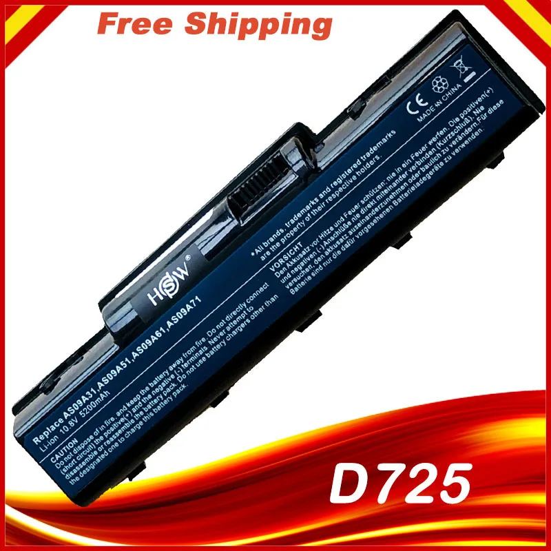 Аккумулятор для ноутбука AS09A56 AS09A70 As09a41 Для Acer EMachines E525 E625 E627 E630 E725 G430 G625 G627 G630 G630G G725
