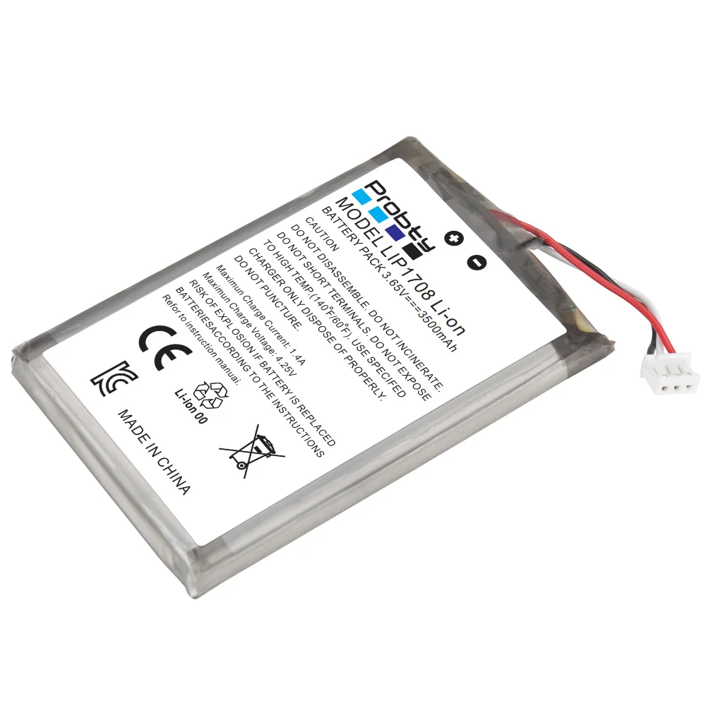 Bateria Original do Probty 3500mah Lip1708 para o Controlador Ps5 de Sony Bateria Recarregável para o Controlador do Jogo de Dualsense - Image 5
