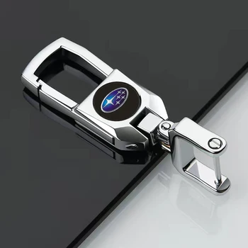 

Metal Car Keychain Key Chain Logo Key Ring For Subaru XV Forester Outback Impreza WRX BRZ Crosstrek STI Car Styling Accessories