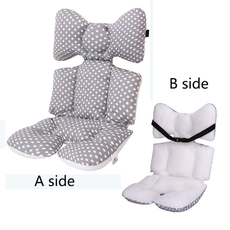 2-Sides-Baby-Printed-Stroller-Pad-Seat-Cushion-Pad-Mattresses-Pillow-Cover-Child-Carriage-Cart-Pad