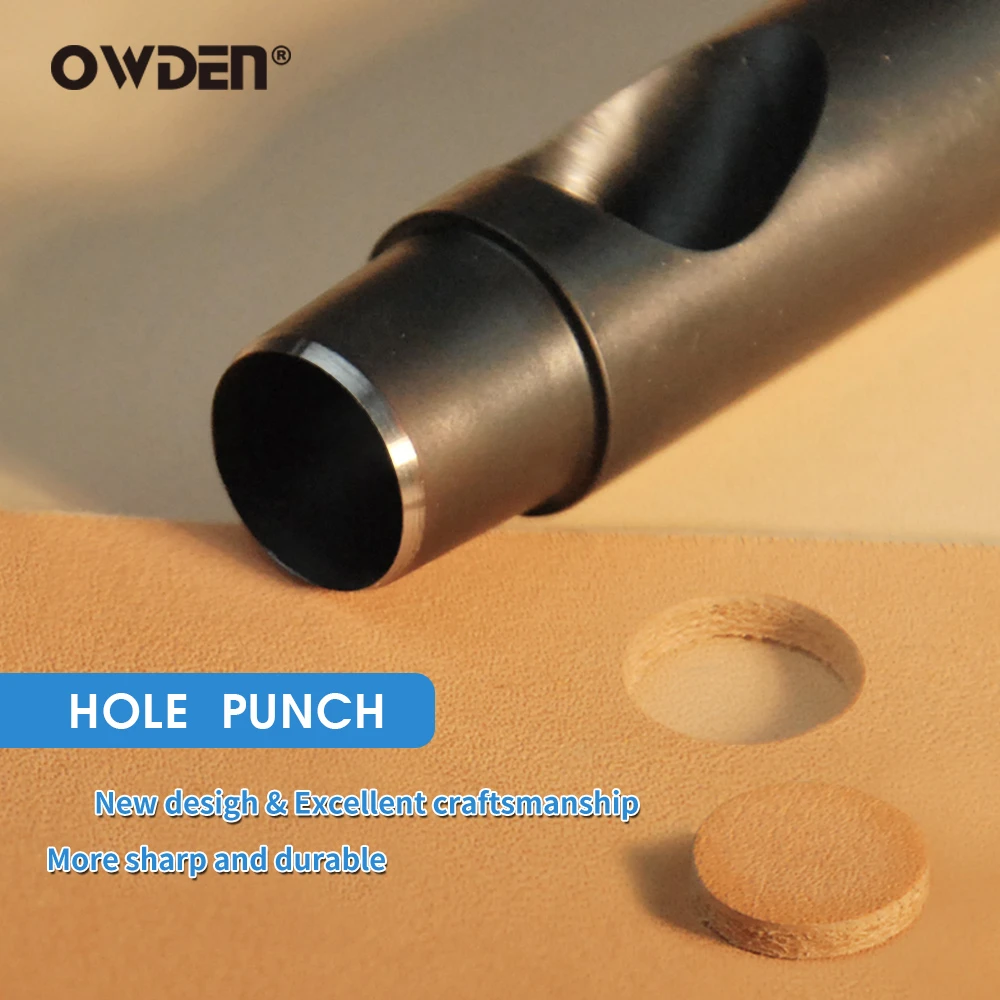 Owden Leather Hole Punch 1mm12mm Sharp Belt Hole Punch Set Leather