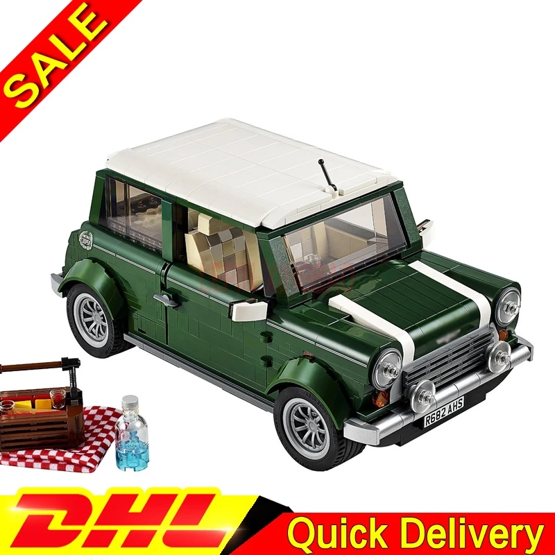 

LP 21002 1108Pcs MOC Cooper MK VII Classic Car Model Building Kit Set Blocks Bricks Children LPings Toys Gift Clone 10242