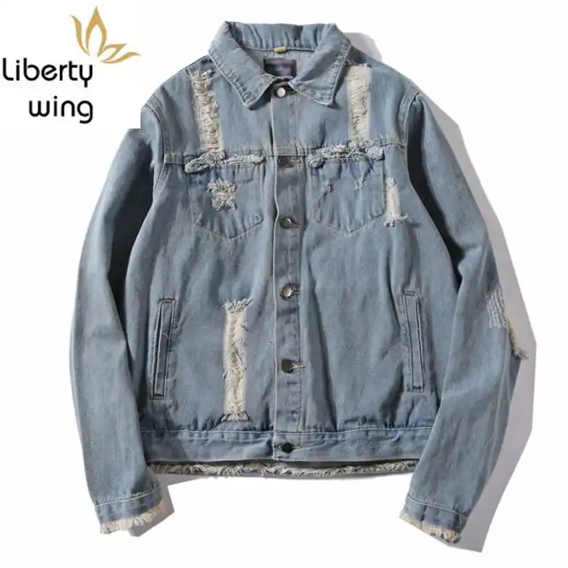 frayed tassel denim jacket