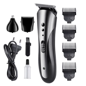 

Professional 3-in-1 Hair Trimmer Rechargeable Electric Nose Clipper Bead Beard Grooming Razor EU/US Plug Hair Clipper Set