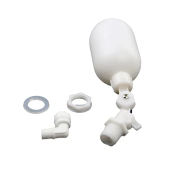 

1/4 inches inlet White Plastic Adjustable Auto Fill Float Ball Water Control Switch For Water Tower Water Tank