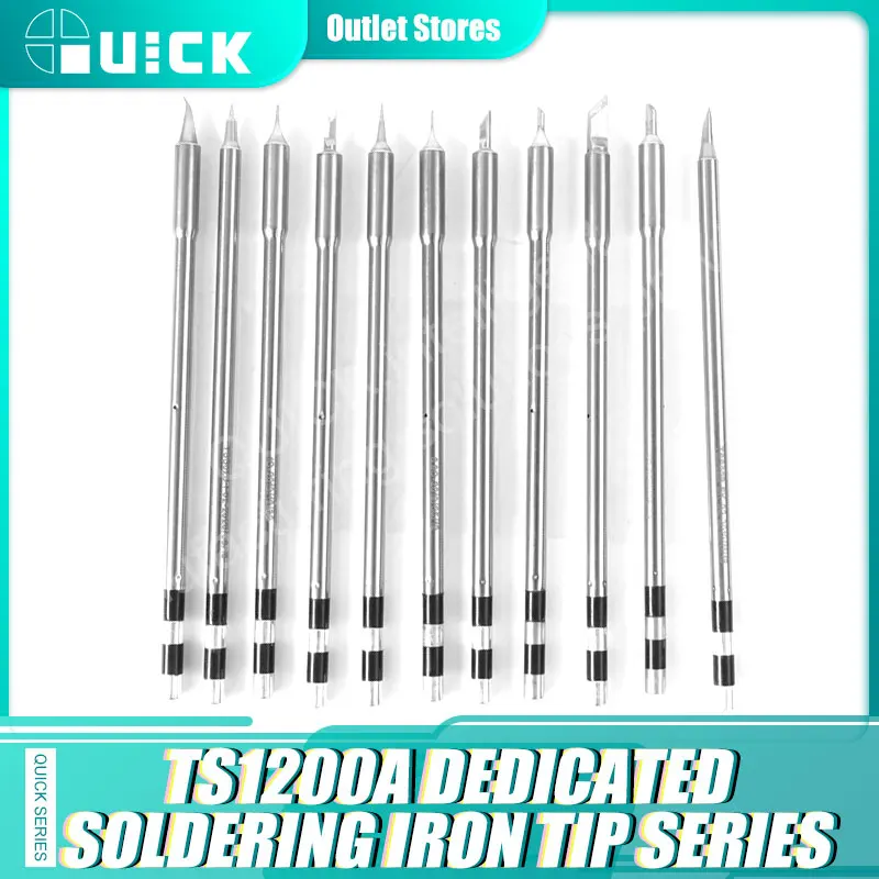 copper welding rod Original QUICK TS1200A Lead Free Soldering Iron Tip Handle Welding Pen Tools Electric Welding Iron Tip Repair Tool TSS02-J-K-2C wire welding