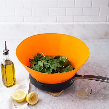 

Pot Baffle Oil Splash Guard Screen Fryguard Splatter Non-stick Silicone Splash-proof Kitchen Accessories JS22