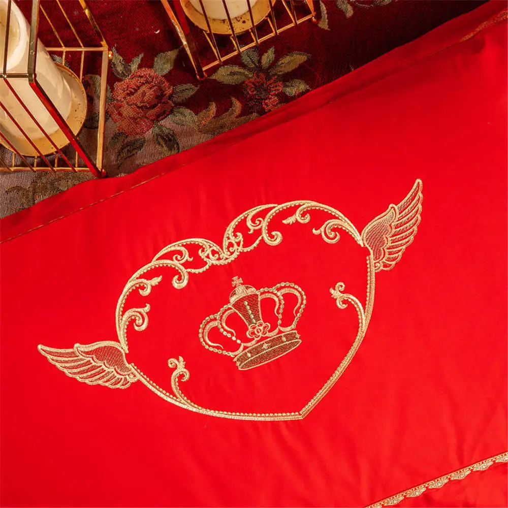 Perfect duvets and bedding sets duvet Home Textile for Bed Cover Suit for wedding couple gift for women of Bedding Set Cover