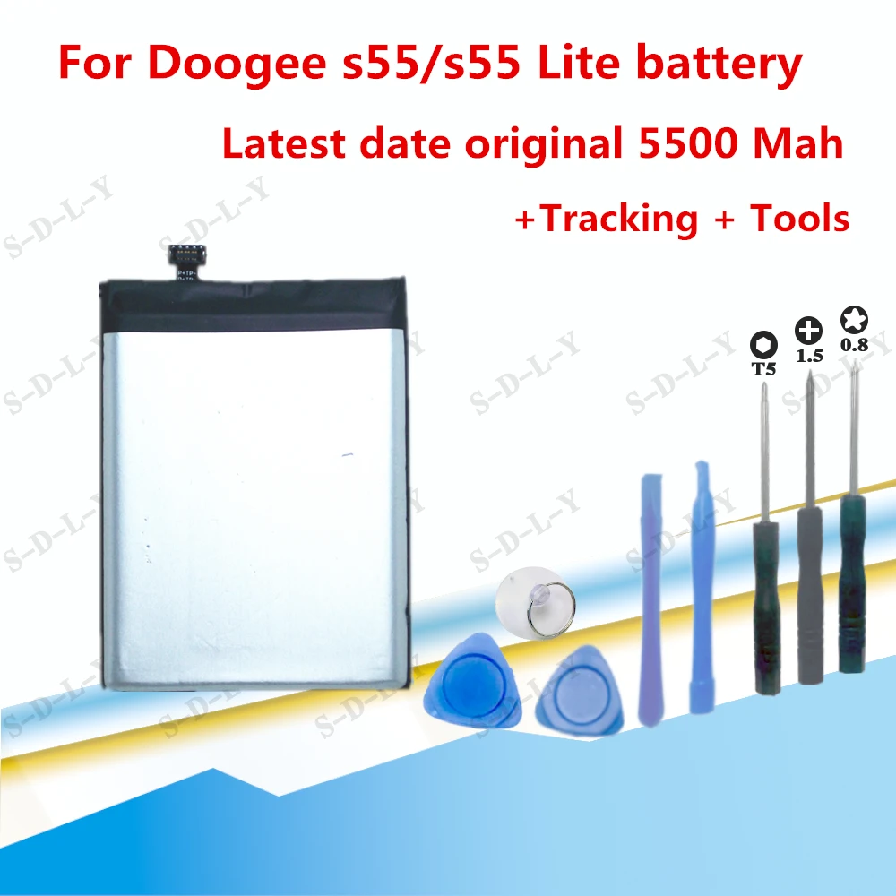 3 8 V BAT18735500 батарея 5500mah Для Doogee s55 s55Lite батареи мобильного телефона + отслеживание