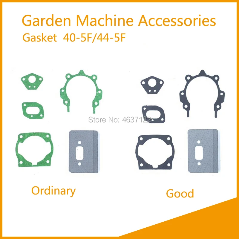 

Full Gasket kit for 43cc 40-5 BC430 CG 430 1E40F-5 Engine brushcutter High quality gasket black color green color
